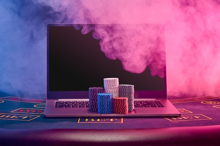 Pengguna memainkan game sport dan casino melalui smartphone dengan antarmuka sederhana