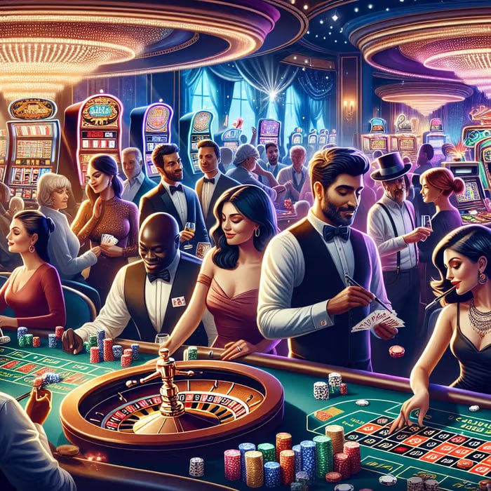 Pengguna memegang smartphone dengan tampilan permainan live casino yang interaktif dan responsif